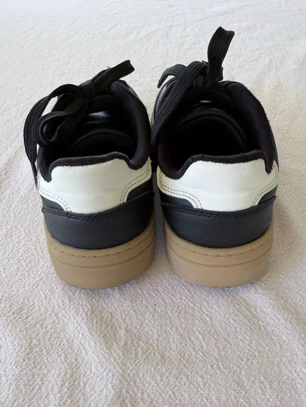 Gef France Kids Black Casual Sneakers Gum Sole US 2.5/EU 34 Youth Lace-Up Shoes - Picture 8 of 12